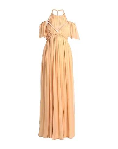 Apricot Crêpe Long dress