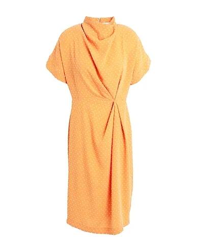 Apricot Crêpe Long dress