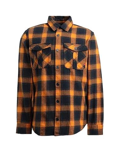 Apricot Flannel Checked shirt