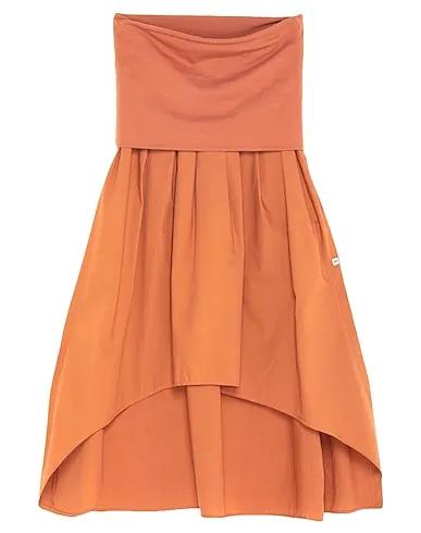 Apricot Jersey Midi skirt