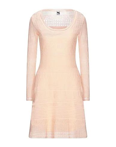 Apricot Knitted Short dress