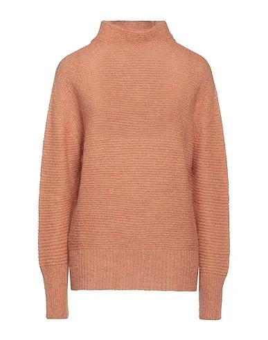Apricot Knitted Turtleneck