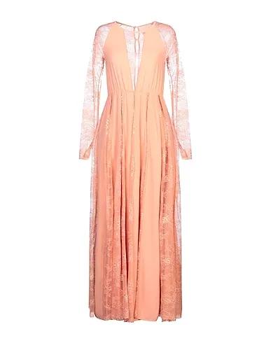 Apricot Lace Long dress