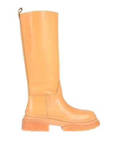 Apricot Leather Boots