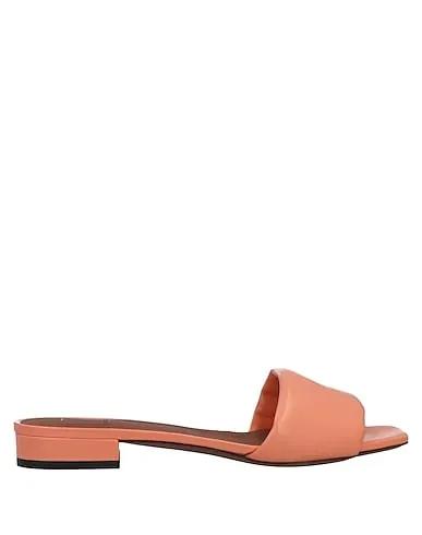 Apricot Leather Sandals