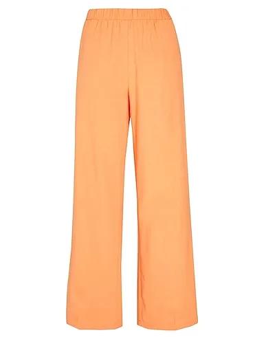 Apricot Plain weave Casual pants COTTON-SILK PULL ON PANTS
