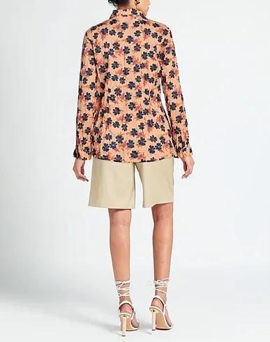 Apricot Plain weave Floral shirts & blouses