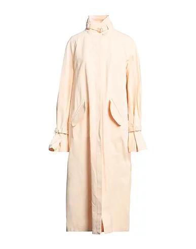 Apricot Plain weave Full-length jacket