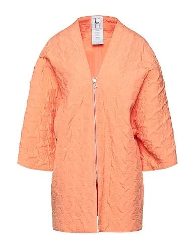 Apricot Plain weave Full-length jacket