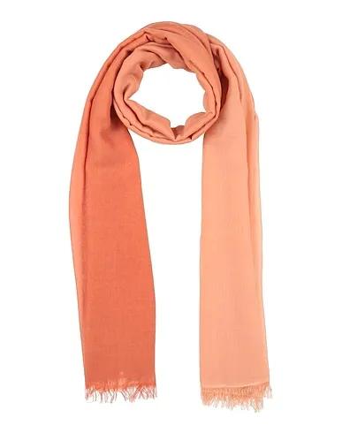 Apricot Plain weave Scarves and foulards