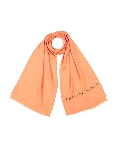 Apricot Plain weave Scarves and foulards