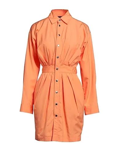 Apricot Plain weave Short dress