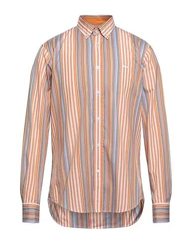 Apricot Plain weave Striped shirt