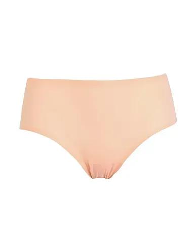 Apricot Synthetic fabric Brief