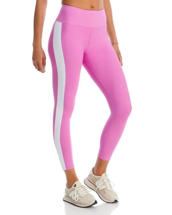 AQUA High Rise Multi Contrast 7/8 Leggings - 100% Exclusive