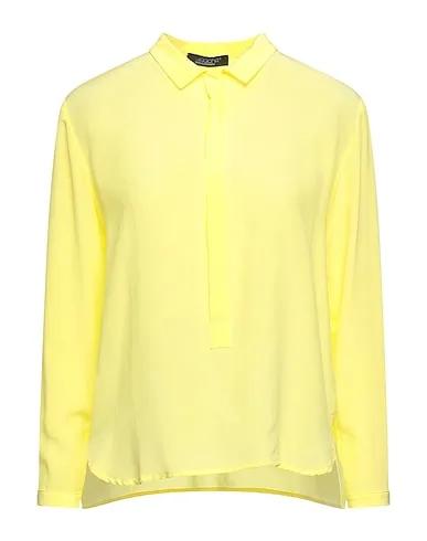 ARAGONA | Yellow Women‘s Silk Shirts & Blouses
