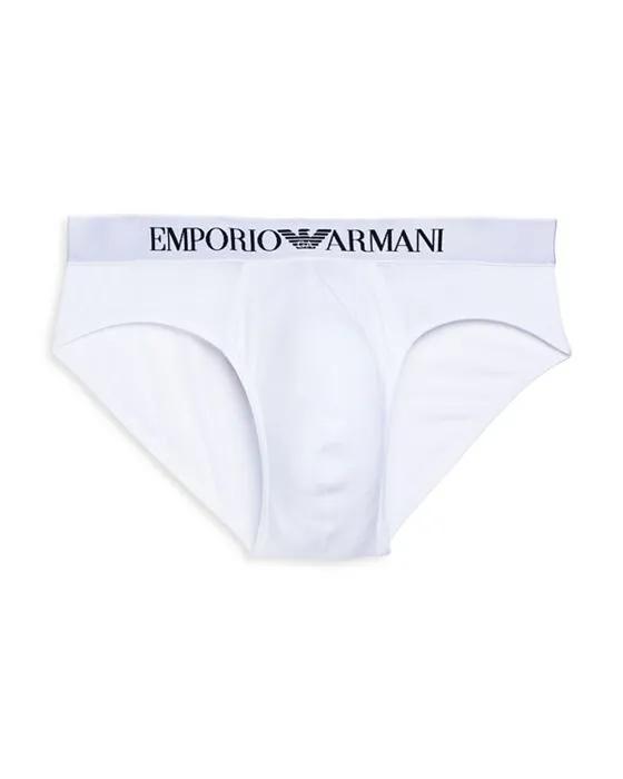 Armani Cotton Blend Regular Fit Briefs