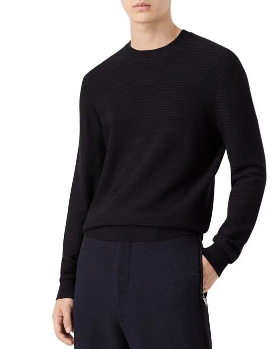 Armani Textured Logo Sweater