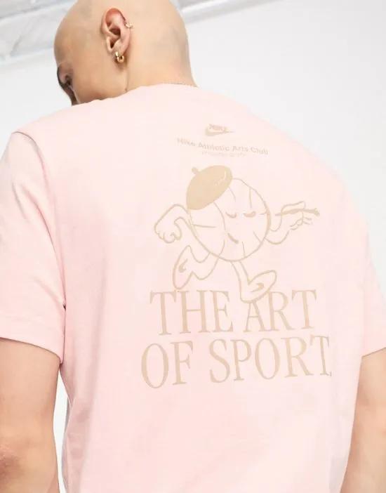 Art Is Sport LBR T-shirt in pink