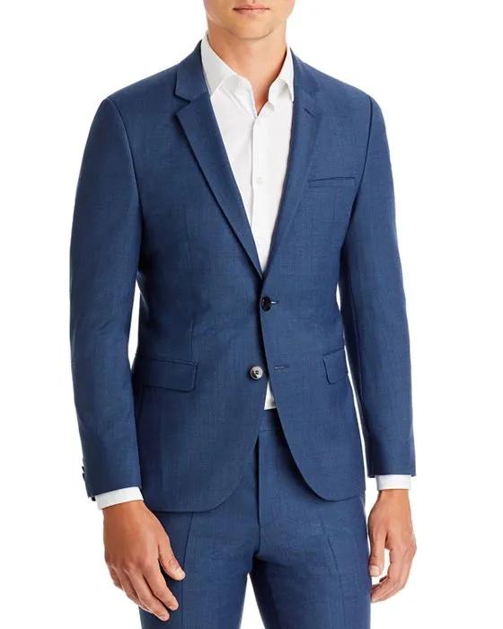 Arti Extra Slim Fit Blue Birdseye Suit Jacket
