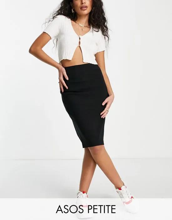 ASOS DESIGN Petite high waisted pencil skirt