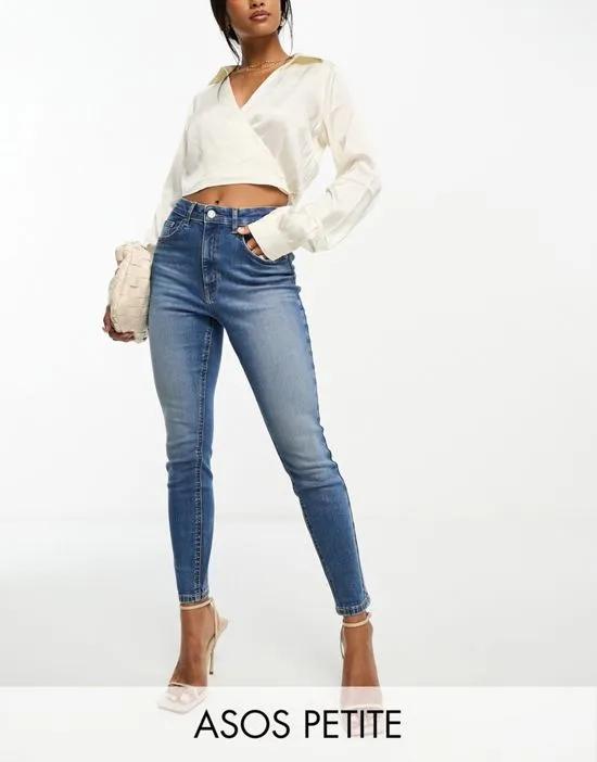 ASOS DESIGN Petite ultimate skinny jeans in blue