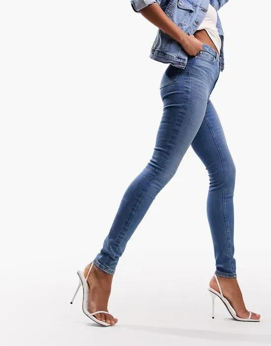 ASOS DESIGN Tall ultimate skinny jean in mid blue