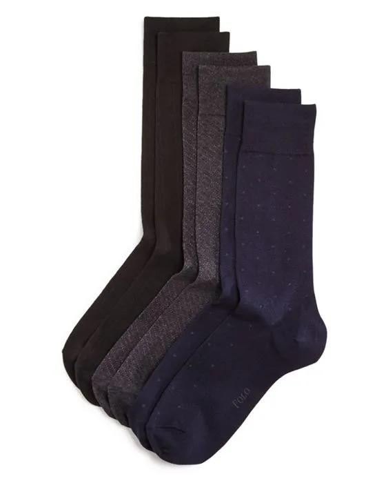 Assorted Dress Socks, Pack of 3