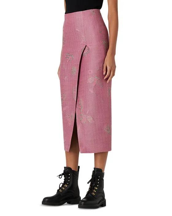 Asymmetric Slit Skirt