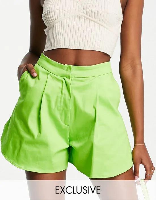 ASYOU tailored shorts in green