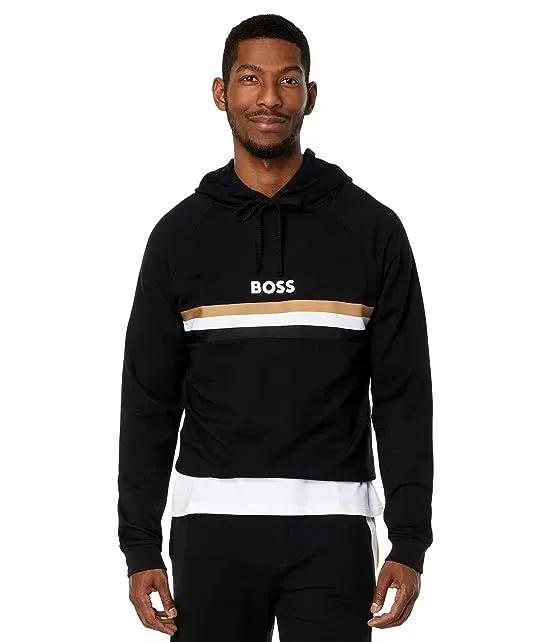 Athletic French Terry Hooded Sweatshirt