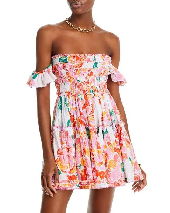 Aurora Off-the-Shoulder Mini Dress