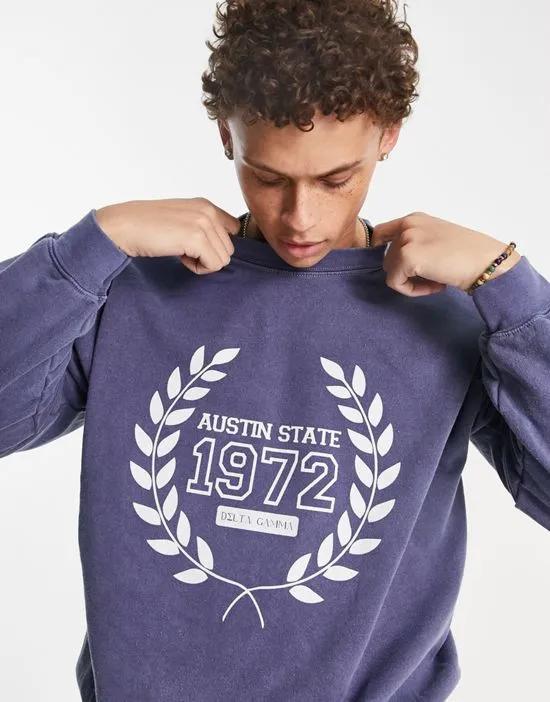 Austin sweatshirt in dark blue
