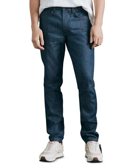 Authentic Stretch Slim Fit Jeans in Raw Blue