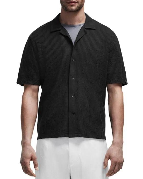 Avery Short Sleeve Button Front Camp Shirt
