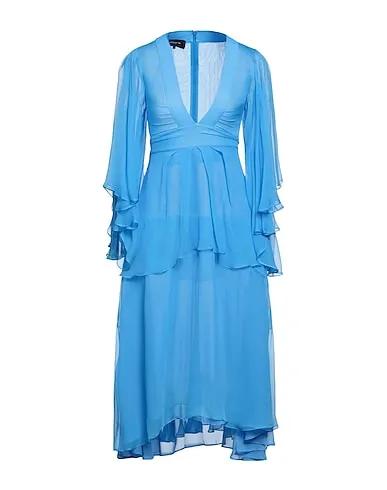 Azure Chiffon Midi dress