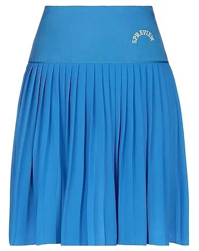 Azure Cotton twill Mini skirt