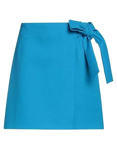 Azure Cotton twill Mini skirt
