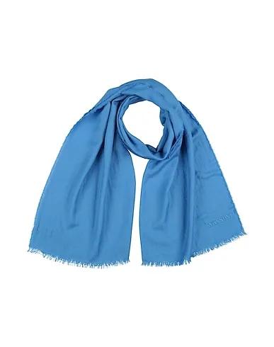Azure Cotton twill Scarves and foulards