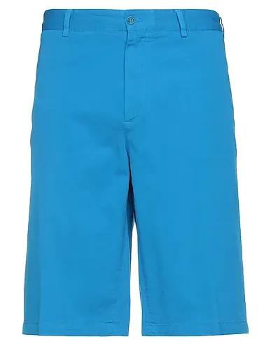 Azure Cotton twill Shorts & Bermuda