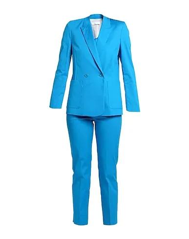 Azure Cotton twill Suit