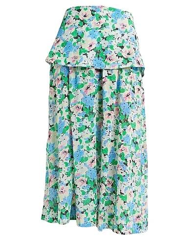 Azure Crêpe Maxi Skirts