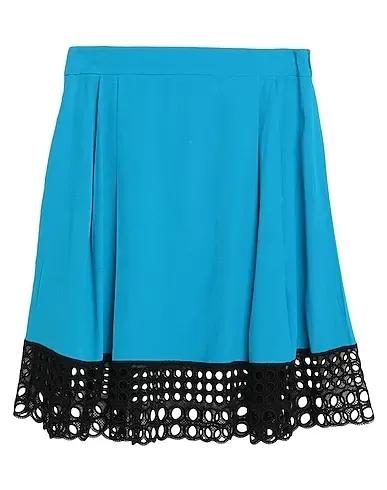 Azure Crêpe Mini skirt