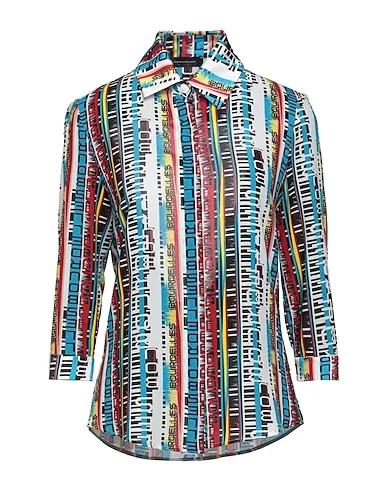 Azure Crêpe Patterned shirts & blouses