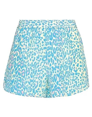 Azure Crêpe Shorts & Bermuda