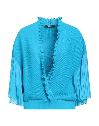 Azure Crêpe Sweater