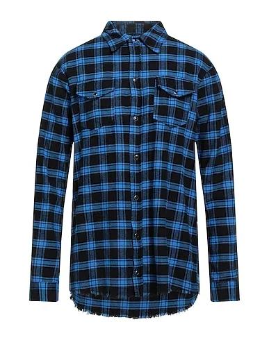Azure Flannel Checked shirt