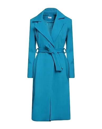 Azure Flannel Coat