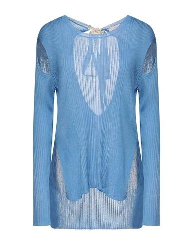 Azure Grosgrain Sweater