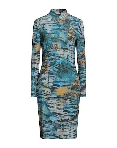 Azure Jersey Midi dress